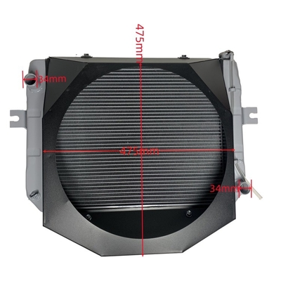Radiator van 8 kg voor HELI CPC30 K9DH2-10201LDF vervaardigd voor machinewerkplaatsen