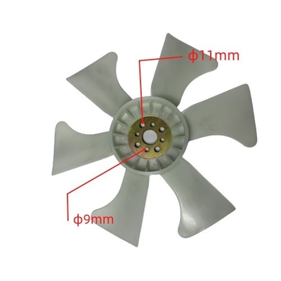 Voedsel en drank Vorkliftonderdelen Radiator Ventilator Blade Plastic Voor ISUZU 4JG2 8-94483-894-0